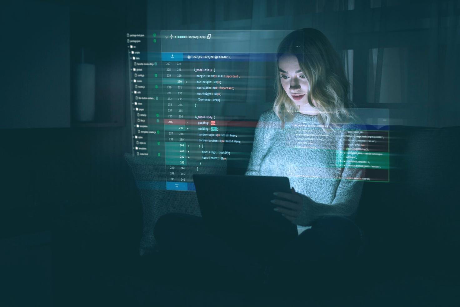 Service booking application with scheduling interface and user management